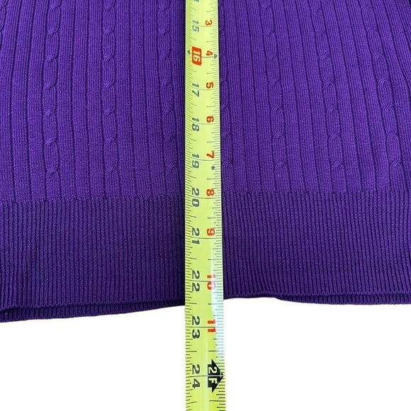 BIANCA Nygard Petite Long Sleeve Silk Cotton Blend Sweater EUC - Picture 8 of 9